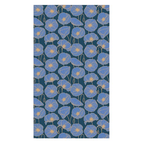 Emanuela Carratoni Moody Blue Garden Tablecloth - Deny Designs : Target