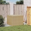 Garden Storage Box Mix Beige PE Rattan Large Garden Storage Box - 3 of 4