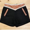 Women's Whistle Britches Tooled Leather Shorts - Crazy Train - 2 of 3