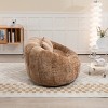 Bean Bag Chair Modern with High-Density Foam Seat for Living Room or Bedroom 59in Wide Two-Seater Sofa-3irtyhousy - 3 of 4