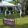 Poolside Rattan Storage Box with Rolling Wheels | 43.3" L x 22.5" W x 28.7" H | Versatile for Poolsides - 2 of 4