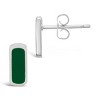 SHINE by Sterling Forever Enamel Bar Studs - 2 of 3