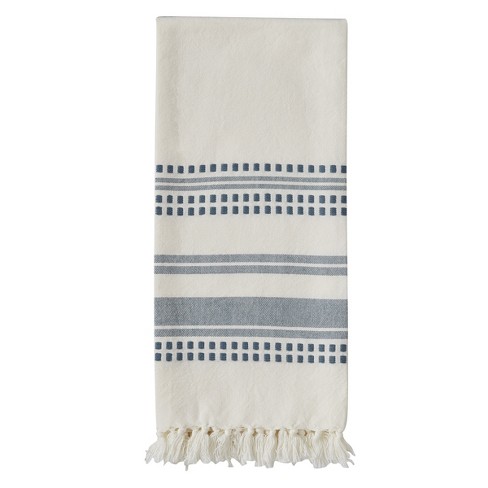 Split P Kyla Marine Blue Woven Towel Set of 2 - image 1 of 3