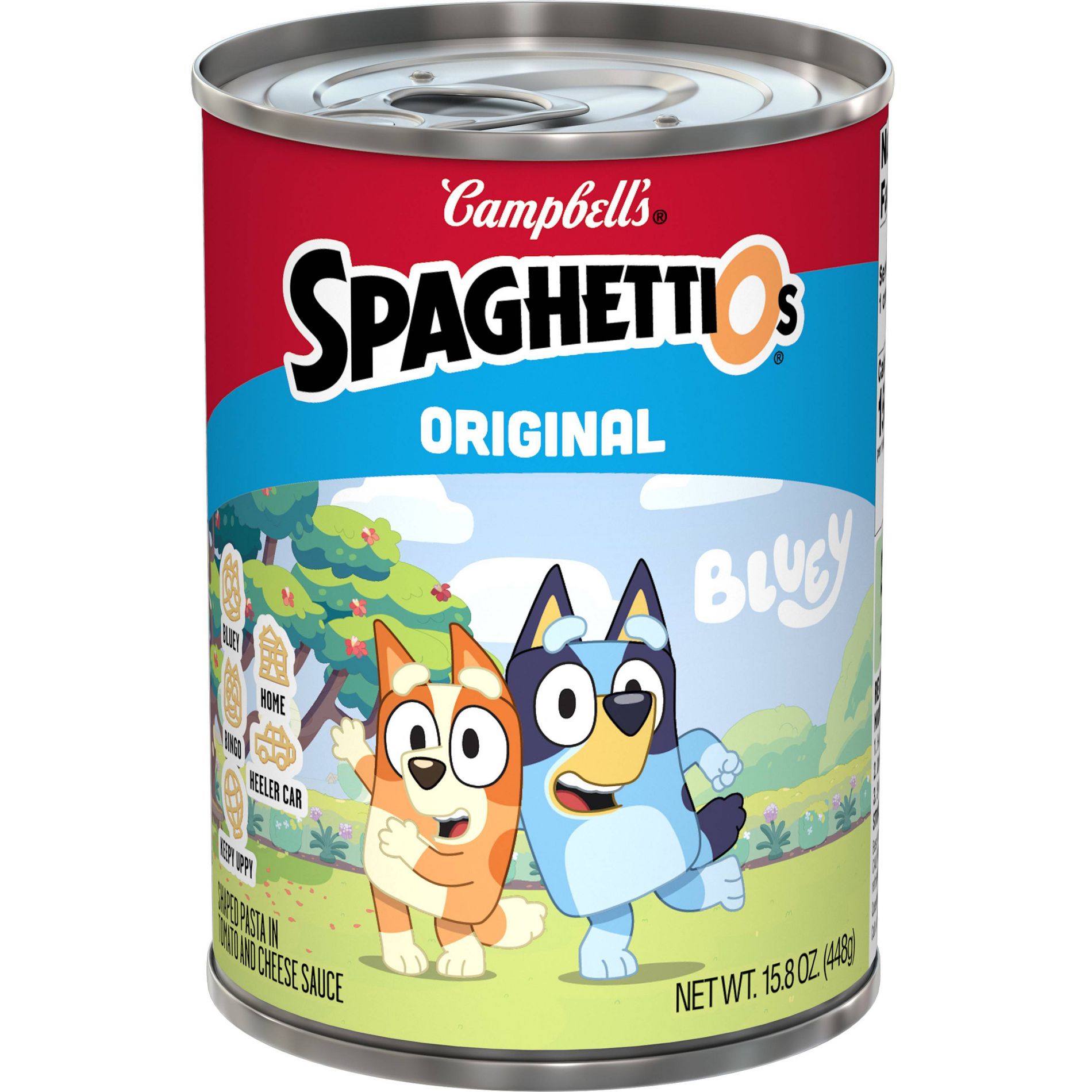 SpaghettiOs Original Bluey Shapes Canned Pasta - 15.8oz