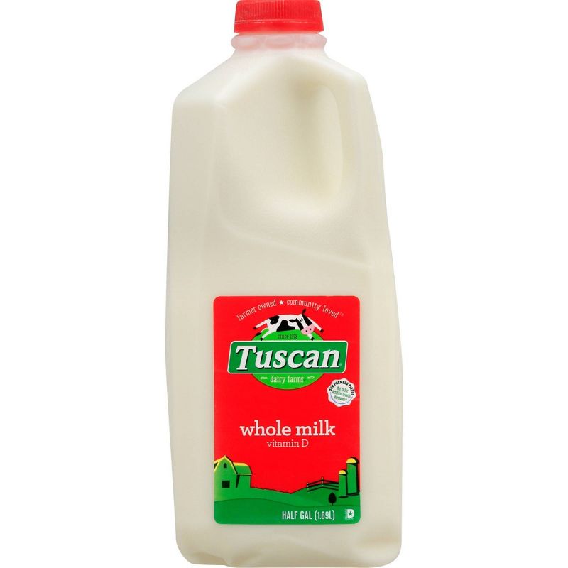 Tuscan Whole Milk - 0.5gal, 1 of 8