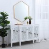 Elegant Lighting Metal frame hexagon mirror 38 inch in Brass - 4 of 4