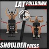 ER KANG Home Gym Station, 800lb Capacity Chest Fly Machine, Shoulder Press, PEC Fly, LAT Pulldown, Bicep Curl and Leg Extension 5-in-1 Home Gym - 4 of 4