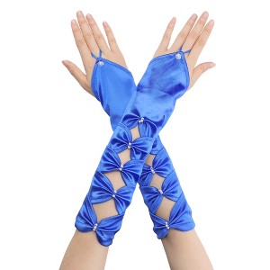 INSPIRE CHIC Women's Fingerless Elbow Length Hollow Out Gloves 1 Pair - 1 of 4