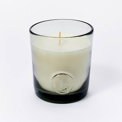 Photo 1 of Colored Glass Candle Green - Threshold™ designed with Studio McGee