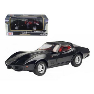 1979 Chevrolet Corvette Black 1/24 Diecast Car Model by Motormax
