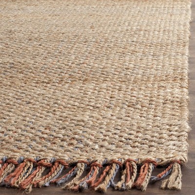 Handmade Natural Jute & Sisal 3'x5' Non-Slip Area Rug