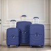 SEVOBAL Luggage 3 Piece Set with Double Spinner Wheels TSA Lock Expandable for Effortless Travel, Blue, 19.88"*12.2"*29.72" - 3 of 4