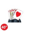 Beistle Casino Royal Flush Stand-Up, 3' x 3' 4", (1/Box) Multicolored - 4 of 4
