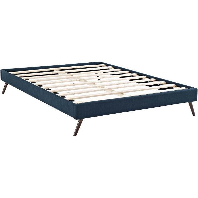 Modway Loryn Queen Fabric Bed Frame with Round Splayed Legs, 2 of 3