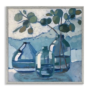 Stupell Industries Soothing Eucalyptus Ikebana Vases, 17" x 17" - 1 of 4