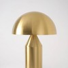 Brightech Venus Mid-Century Dimmable (Includes LED Light Bulb) Round Desk Table Lamp Antiqued Brass - 4 of 4
