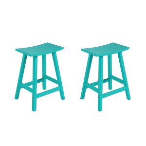 WestinTrends Outdoor Patio Adirondack Counter Height Stool Chair - 1 of 4