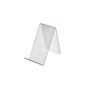 Azar Displays 3.5"W x 7.5"D x 6.5"H Easel Display. Front Lip: 1.75"H, 10-Pack - 1 of 4