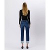 Women's High Rise Cuffed Slim Straight Jean - LOVERVET - 3 of 4