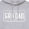 Men's - Instant Message - Gr8 Dad License Plate Graphic Fleece Pullover Hoodie - 2 of 4
