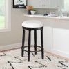 Vatros Bar Stools Set of 2 26" Counter Height Stool 360° Swivel Barstool - 3 of 4