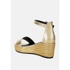 Utah Faux Leather Snake Wedge Espadrilles Women - 3 of 4