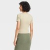 Women's Slim Fit Short Sleeve Seamless Baby T-Shirt - A New Day™ - 2 of 4