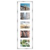 PosterPalooza | Stainless Steel Silver Wood Finish Collage Frame - White Mat, 20 Frame Sizes, UV Acrylic - 4 of 4