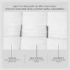 Home Weavers Elegance Essentials 550GSM 100% Cotton Zero Twist Super Absorbent Bath Towel Set - 4 of 4