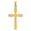 Black Bow Jewelry 14k Yellow Gold Polished Cross Pendant - 3 of 4