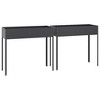 Garden Planters 2 pcs Anthracite Galvanized Steel vidaXL - 4 of 4
