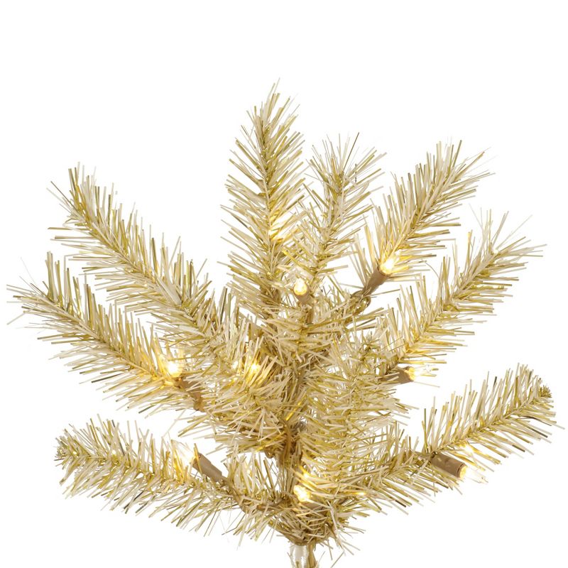 Vickerman White/Gold Artificial Christmas Tree, 2 of 7