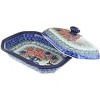 Blue Rose Polish Pottery 662 Ceramika Artystyczna Medium Covered Baker - 2 of 2