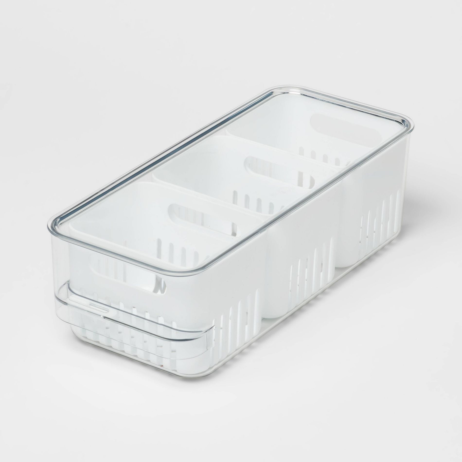 Lidded Fridge Storage with 3 Internal Inserts - Brightroom™