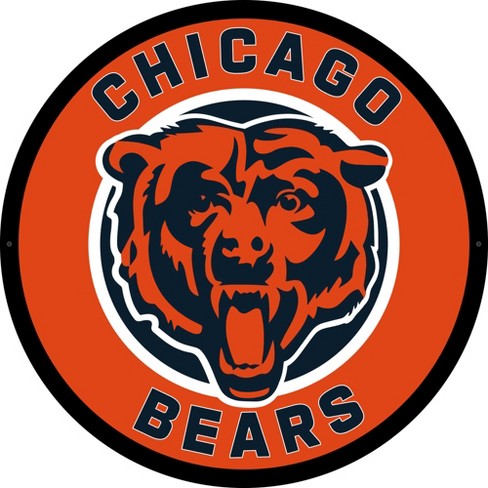 Evergreen Ultra-thin Edgelight Led Wall Decor, Round, Chicago Bears- 23 X  23 Inches Made In Usa : Target