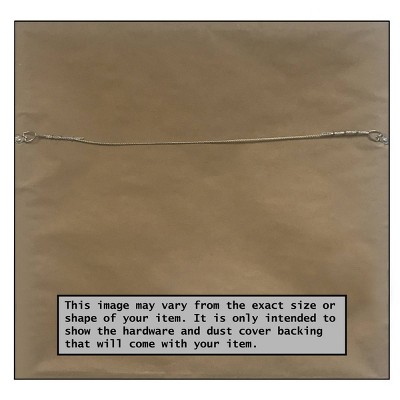 Hesitating Arabian Wolf Pup Giclee Print with Hardwood Frame