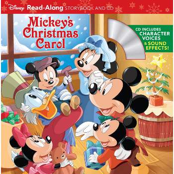 Mickey's Christmas Carol Readalong Storybook and CD - (Read-Along Storybook and CD) by  Disney Books (Mixed Media Product)