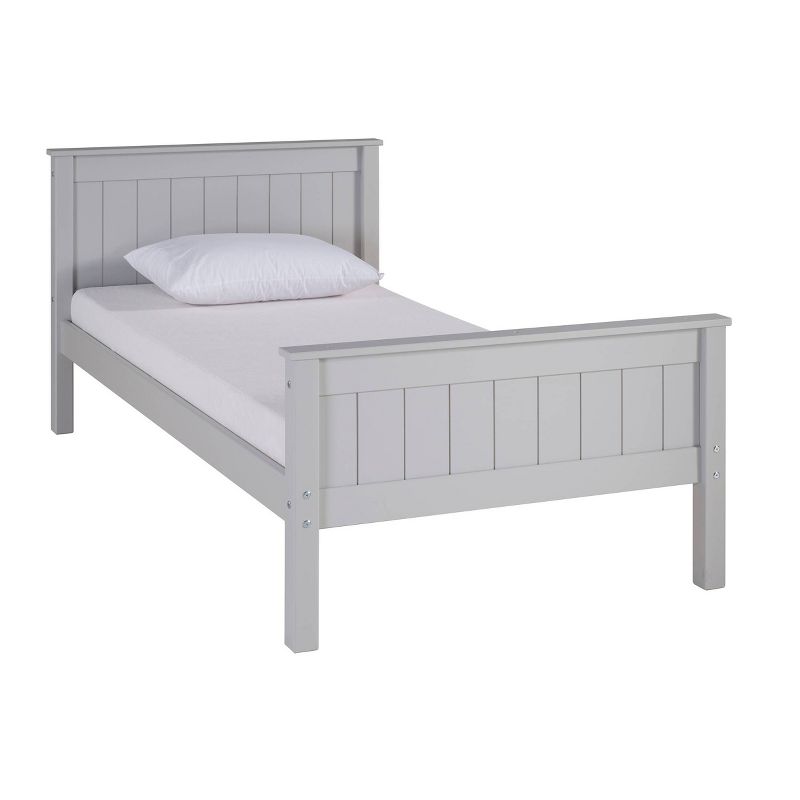 Twin Harmony Wood Platform Kids&#39; Bed Dove Gray - Alaterre Furniture, 1 of 15