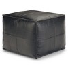 PAGED Chic Pouf Ottoman, Multifunctional Footstool for Living Room and Bedroom, Simple and Stylish Design - 2 of 4