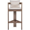 Meridian Furniture,Newport Water Resistant Fabric Upholstered Outdoor Patio Bar Stool - 2 of 4