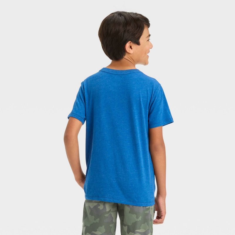 Boys' Short Sleeve Alien Invasion Graphic T-Shirt - Cat & Jack™ Navy Blue, 4 of 5