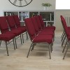 Emma and Oliver 18.5"W Church/Reception Guest Chair with Book Rack - 2 of 4