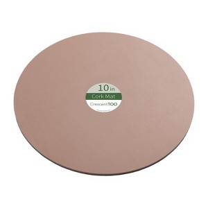 Crescent Garden 10 in. D Cork/Plastic Planter Mat Natural (Pack of 25) - 1 of 1