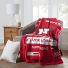 NCAA Nebraska Cornhuskers Digitized 60 x 80 Raschel Throw Blanket - 3 of 4