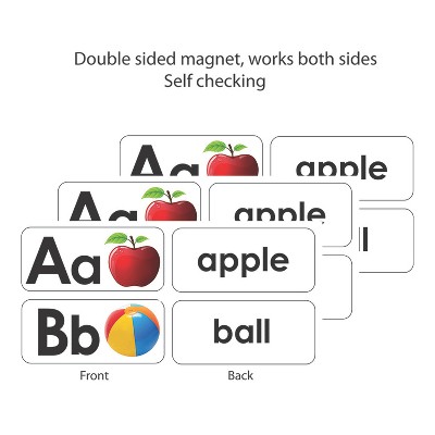Ashley Productions® ABC Picture Words Double-Sided Magnets, 27 Per Pack, 3 Packs