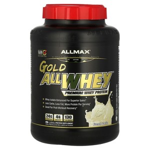 ALLMAX GOLD ALLWHEY®, Premium Whey Protein, French Vanilla, 5 lbs (2.27 kg) - 1 of 4