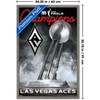 Trends International WNBA Las Vegas Aces - 2025 WNBA Finals Team Logo Framed Wall Poster Prints - 3 of 4