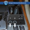 Pyle 12V Lighter Power Multiplier PL12V2AC - 2 Sockets & Adjustable DC Outlet - 2 of 4