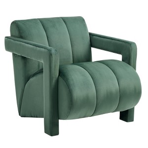 Roundhill Furniture Velmor Contemporary Velvet Accent Armchair - 1 of 4