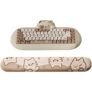 YUNZII B75 Gasket Mechanical Keyboard,75% Hot Swappable Gaming Keyboard with Knob,TKL Custom Keyboard with 5-Layer Foam,Blue - 1 of 4